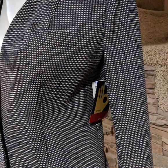 Vintage NWT Sassoon 2 piece suit 8/9 wool blend skirt career blazer - Picture 6 of 8